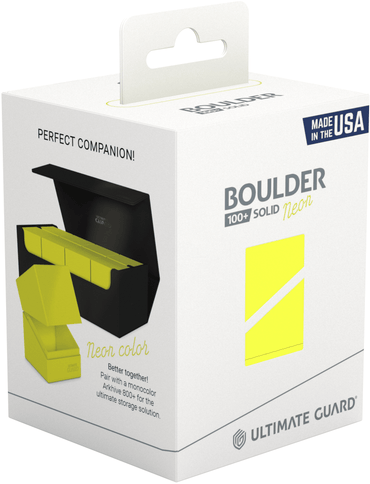 Ultimate Guard Neon Yellow Boulder 100+ image 0