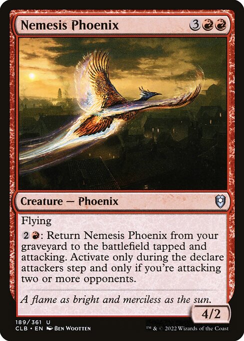 Nemesis Phoenix (189) [Commander Legends: Battle for Baldur's Gate]