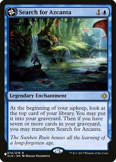 Search for Azcanta // Azcanta, the Sunken Ruin (XLN-74) [The List]