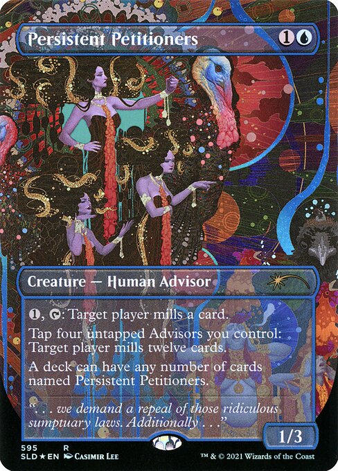 Persistent Petitioners (595) [Secret Lair Drop] [Borderless]