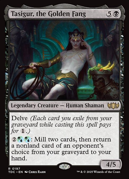 Tasigur, the Golden Fang (197) [Tarkir: Dragonstorm Commander]