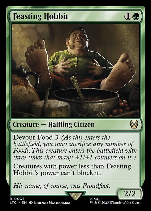 Feasting Hobbit (37) [Tales of Middle-earth Commander]