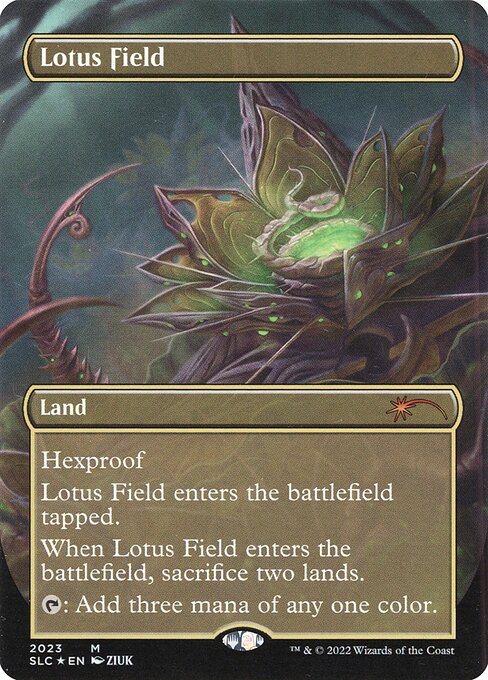 Lotus Field (2023) [Secret Lair 30th Anniversary Countdown Kit] [Borderless]
