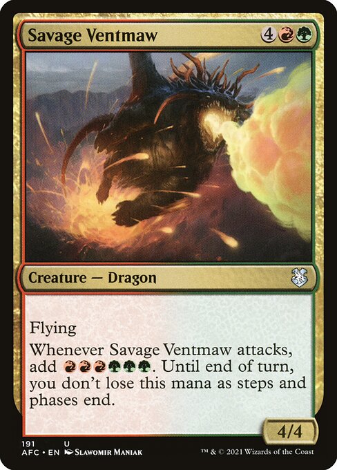 Savage Ventmaw (191) [Forgotten Realms Commander]