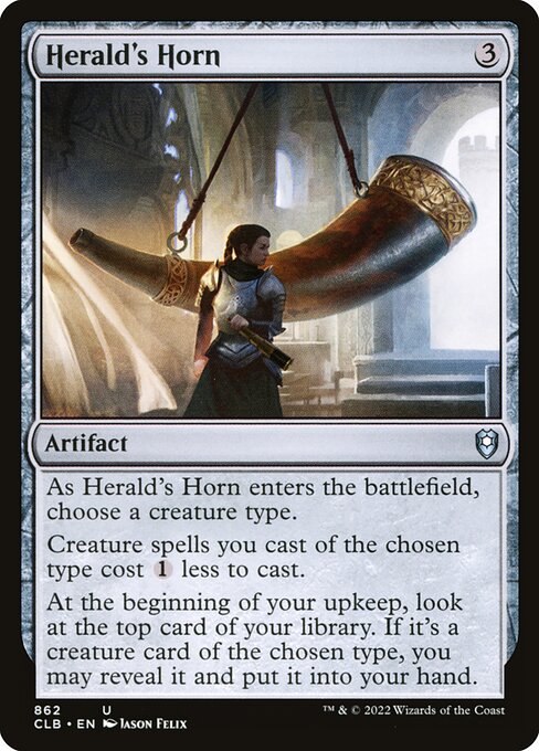 Herald's Horn (862) [Commander Legends: Battle for Baldur's Gate]