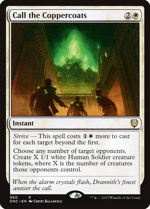 Call the Coppercoats (60) [Phyrexia: All Will Be One Commander]