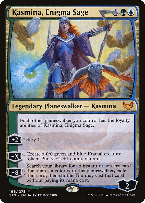 Kasmina, Enigma Sage (196) [Strixhaven: School of Mages]