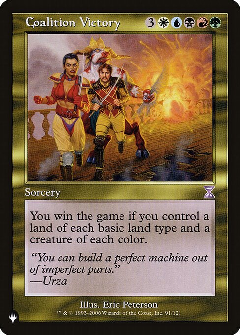 Coalition Victory (TSB-91) [The List]