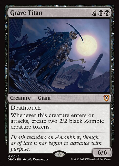Grave Titan (42) [Aetherdrift Commander]