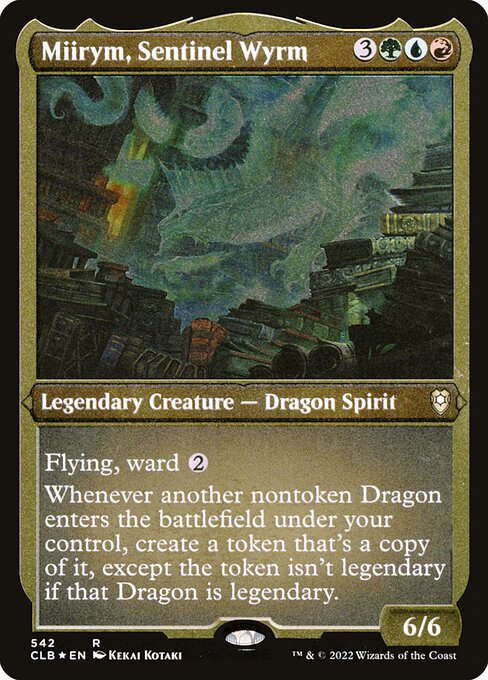 Miirym, Sentinel Wyrm (542) [Commander Legends: Battle for Baldur's Gate]