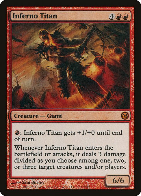 Inferno Titan (3) [Duels of the Planeswalkers 2012 Promos]