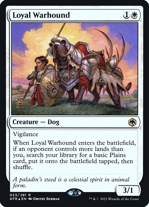 Loyal Warhound (23s) [Adventures in the Forgotten Realms Promos]
