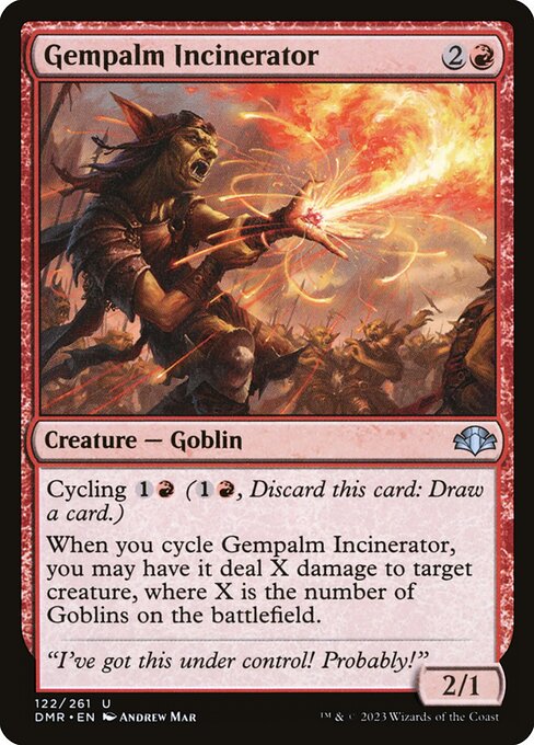 Gempalm Incinerator (122) [Dominaria Remastered]