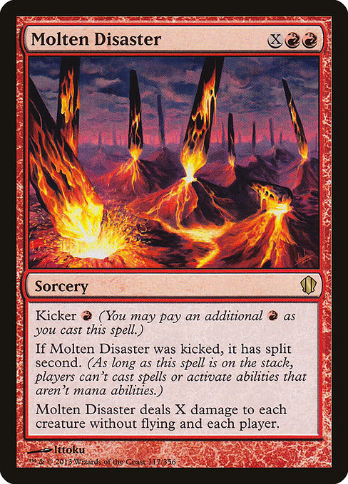 Molten Disaster (117) [Commander 2013]
