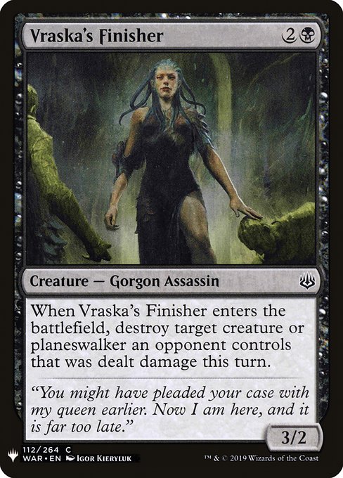Vraska's Finisher (WAR-112) [The List]