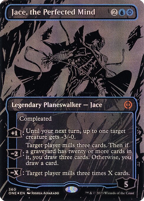Jace, the Perfected Mind (360) [Phyrexia: All Will Be One] [Borderless]