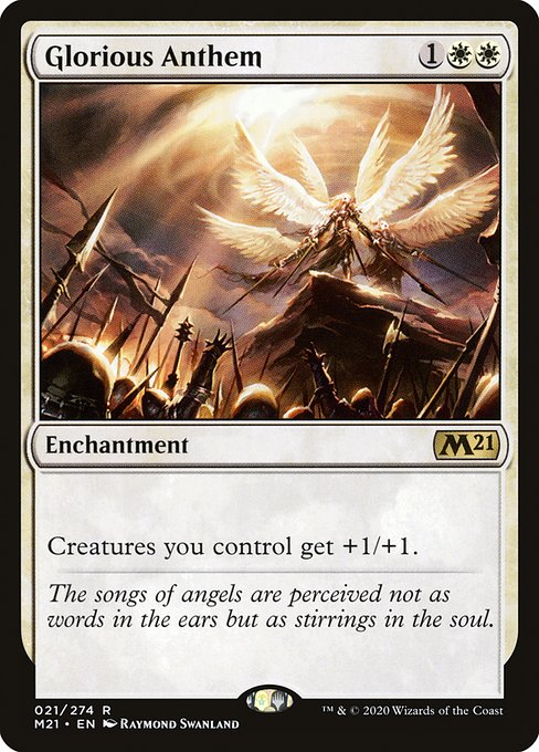 Glorious Anthem (21) [Core Set 2021]