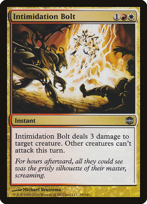 Intimidation Bolt (99) [Alara Reborn]