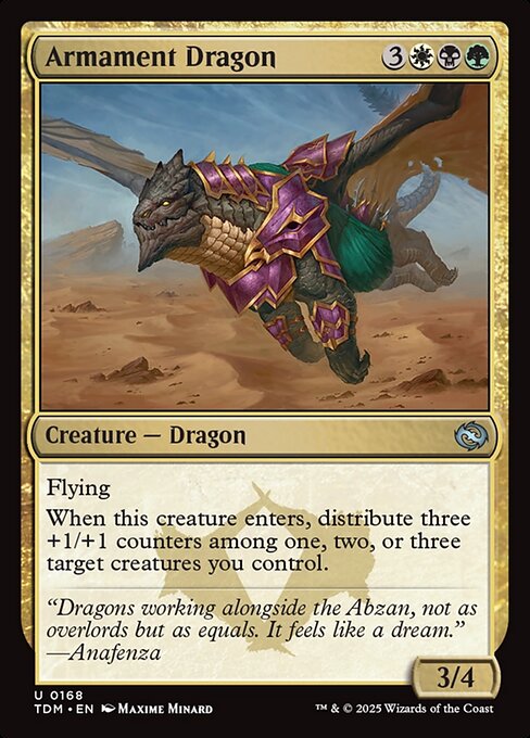 Armament Dragon (168) [Tarkir: Dragonstorm]