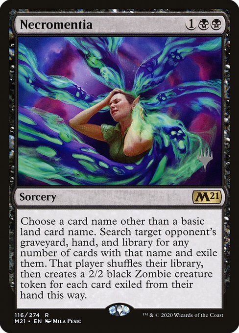 Necromentia (116p) [Core Set 2021 Promos]