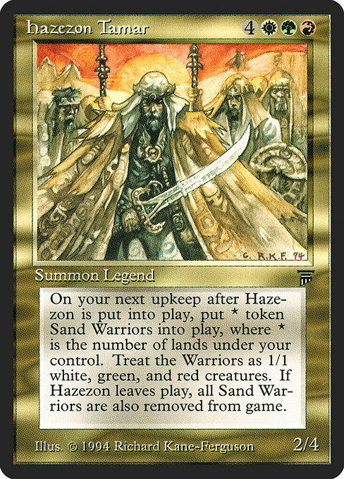Hazezon Tamar (230) [Legends]