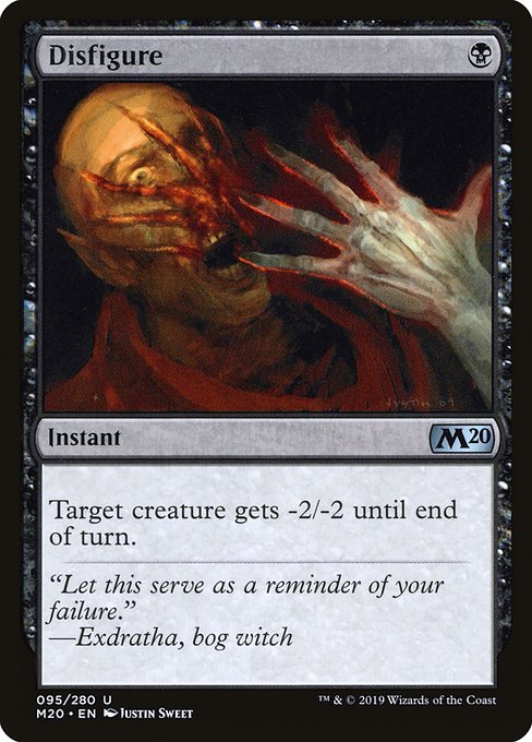 Disfigure (95) [Core Set 2020]