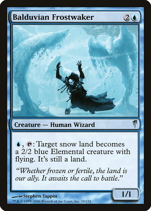 Balduvian Frostwaker (28) [Coldsnap]