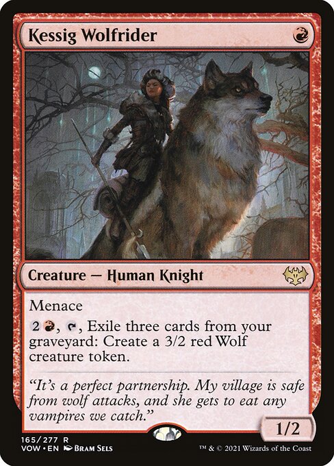 Kessig Wolfrider (165) [Innistrad: Crimson Vow]