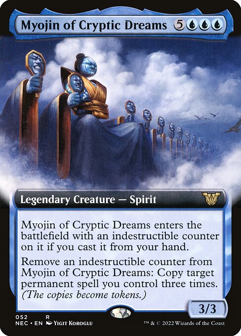 Myojin of Cryptic Dreams (52) [Neon Dynasty Commander] [Extended Art]