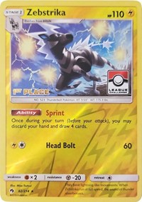 Zebstrika - 82/214 (League Challenge) [1st Place] (082/214) [League and Championship Cards]