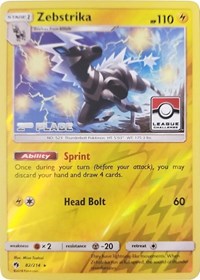 Zebstrika - 82/214 (League Challenge) [2nd Place] (082/214) [League and Championship Cards]