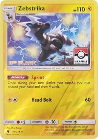 Zebstrika - 82/214 (League Challenge) [3rd Place] (082/114) [League and Championship Cards]