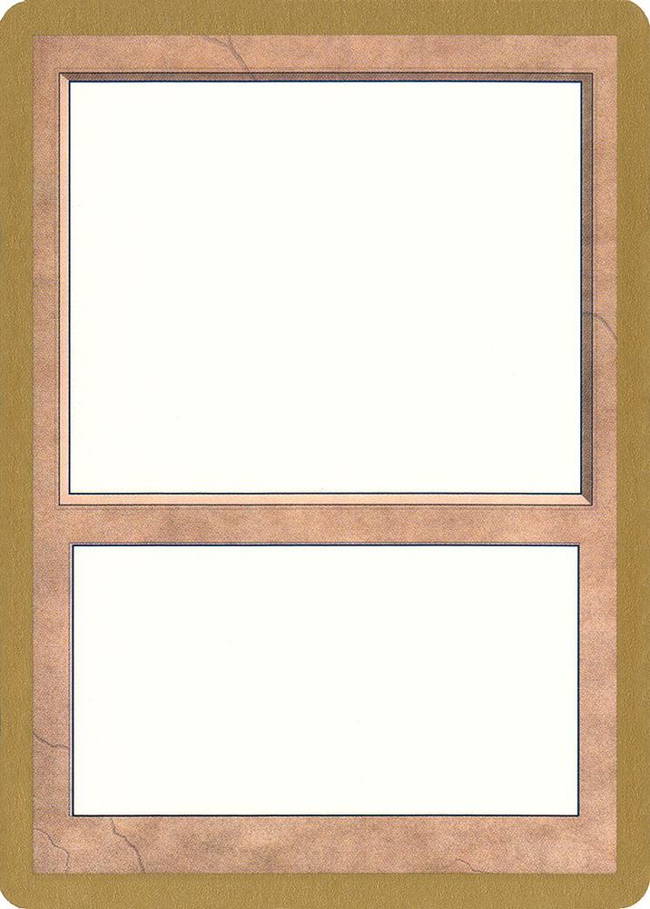 1998 World Championship Blank Card [World Championship Decks]
