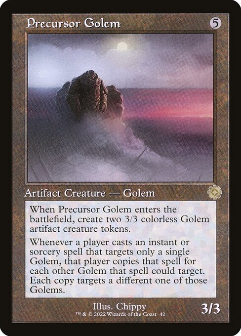 Precursor Golem (42) [The Brothers' War Retro Artifacts]
