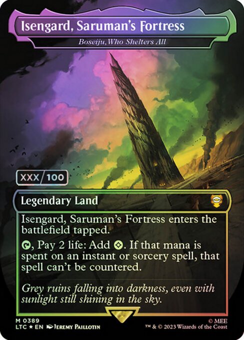 Boseiju, Who Shelters All (389z) [Tales of Middle-earth Commander] [Borderless]