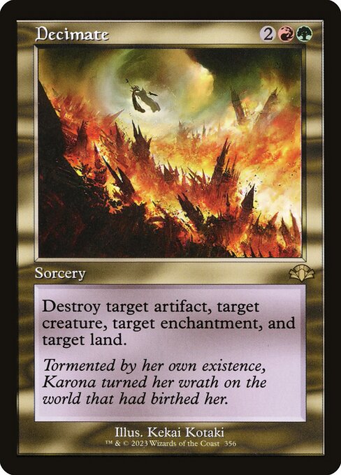 Decimate (356) [Dominaria Remastered]