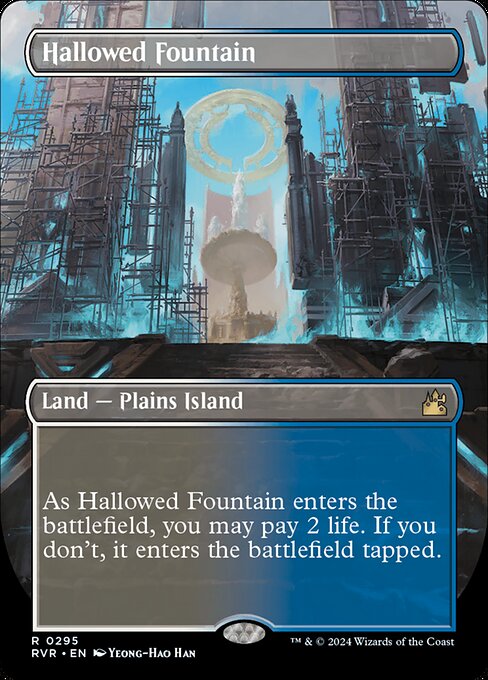 Hallowed Fountain (295) [Ravnica Remastered] [Borderless]