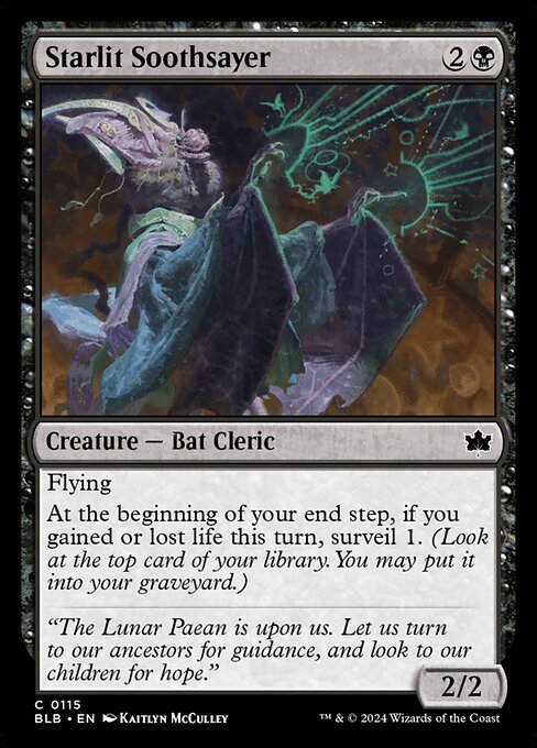 Starlit Soothsayer (115) [Bloomburrow]