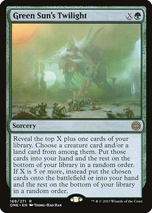 Green Sun's Twilight (169) [Phyrexia: All Will Be One]