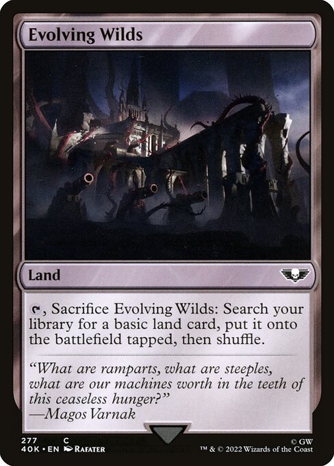Evolving Wilds (277) [Warhammer 40,000 Commander]
