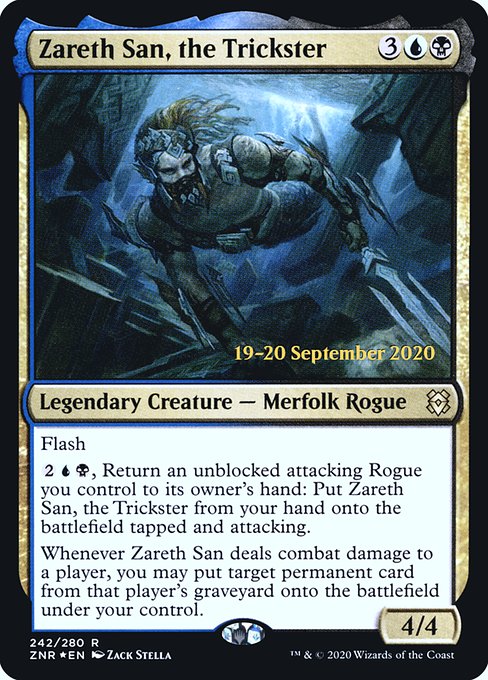 Zareth San, the Trickster (242s) [Zendikar Rising Promos]