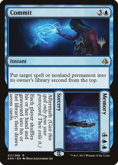 Commit // Memory (211p) [Amonkhet Promos]