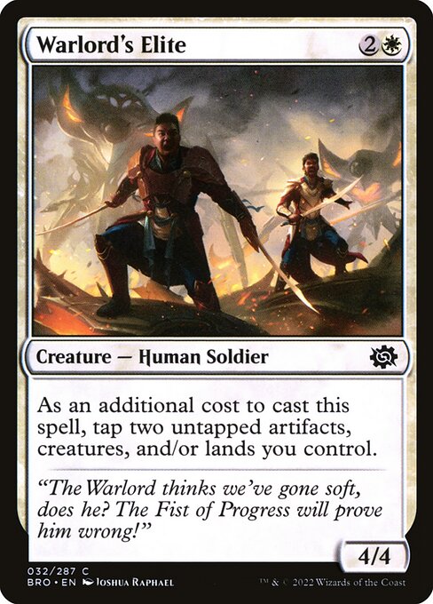 Warlord's Elite (32) [The Brothers' War]