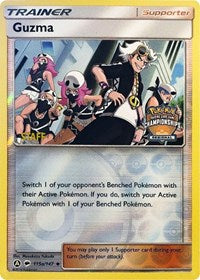 Guzma - 115a/147 (Regional Championships) [Staff] (115a/147) [League and Championship Cards]
