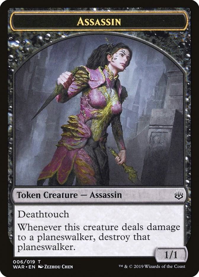 Assassin Token (6) [War of the Spark]
