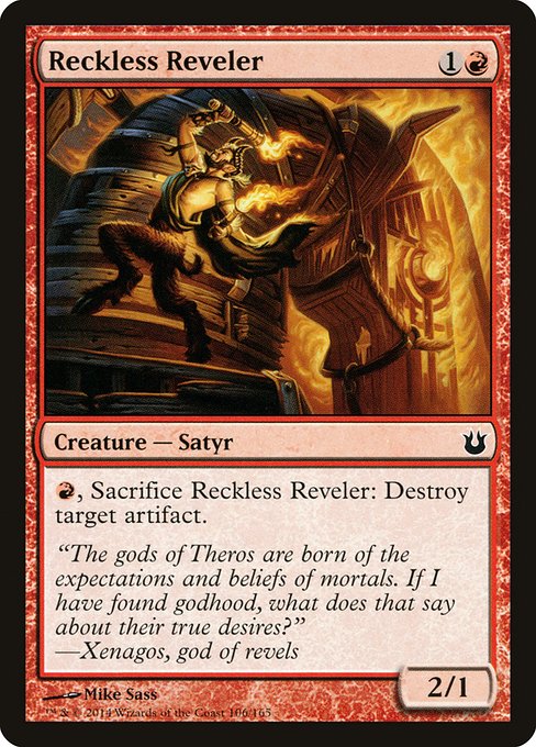 Reckless Reveler (106) [Born of the Gods]