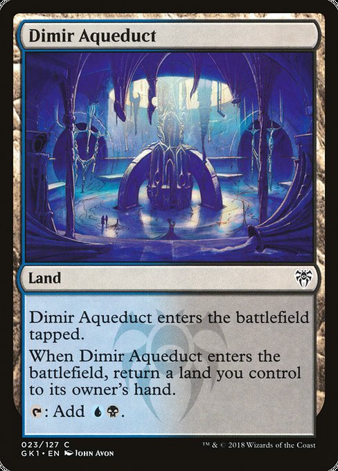 Dimir Aqueduct (23) [GRN Guild Kit]