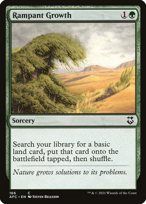 Rampant Growth (166) [Forgotten Realms Commander]
