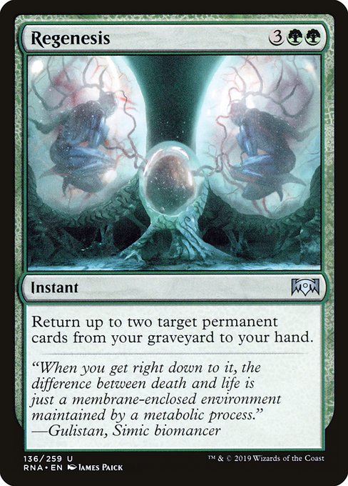 Regenesis (136) [Ravnica Allegiance]