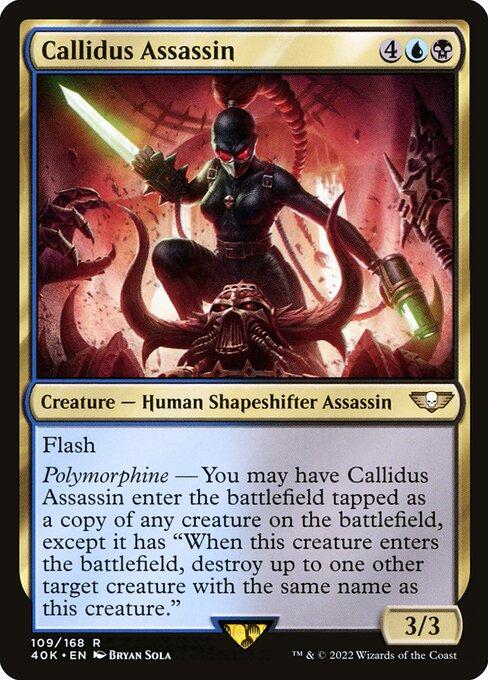 Callidus Assassin (109) [Warhammer 40,000 Commander]